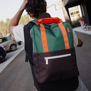 Рюкзак для взрослых Hello Hossy "City Mini Dark Green", темно-зеленый